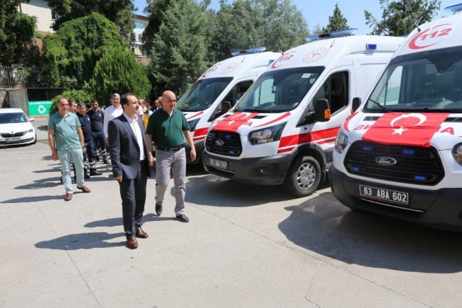 Şanlıurfa’da 8 yeni ambulans hizmete girdi