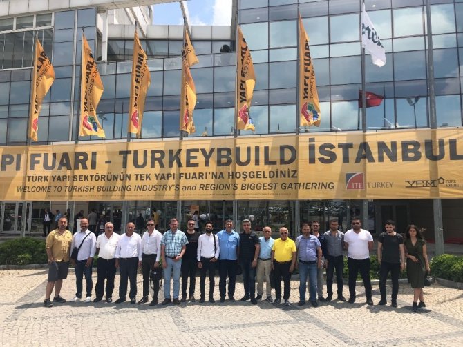ÇTSO üyeleri 42. Turkeybuild İstanbul Yapı Fuarını ziyaret etti