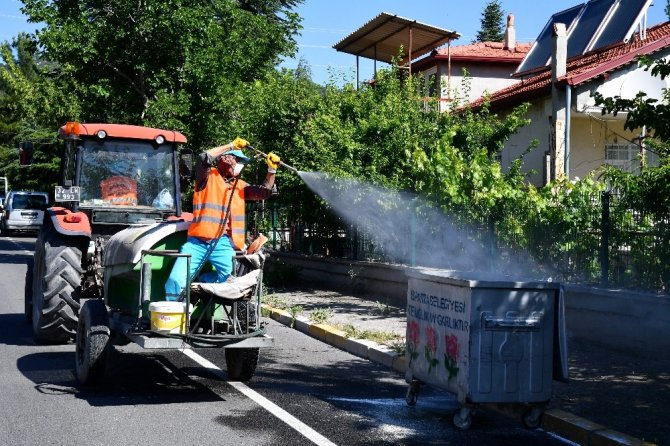 Isparta Belediyesi’nden yaz temizliği