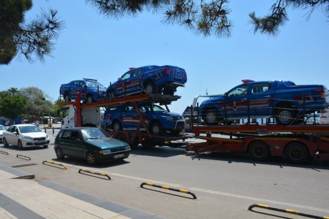 Sinop’ta jandarmaya 6 yeni araç