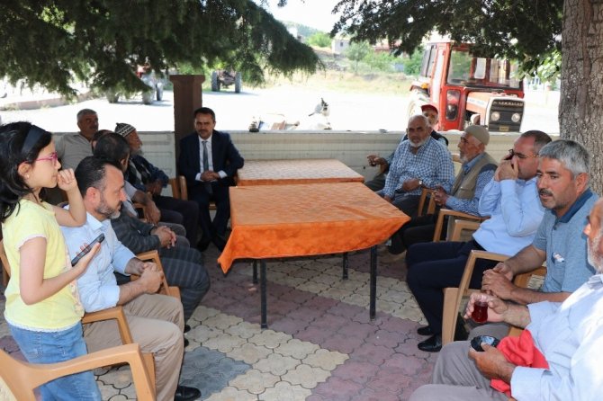Vali Aktaş, Karapınar Belediye Başkanı Güneş’i ziyaret etti