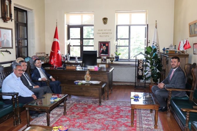 Vali Aktaş, Ürgüp Belediye Başkanı Aktürk’ü ziyaret etti