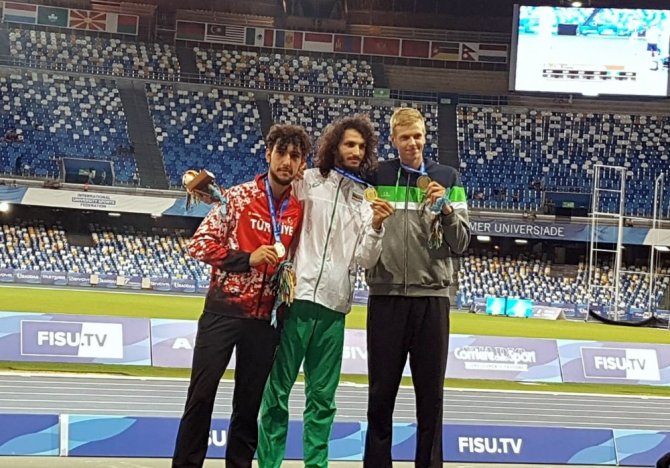Alperen Acet, Üniversite Yaz Oyunları’nda Türkiye’nin ilk madalyasını aldı