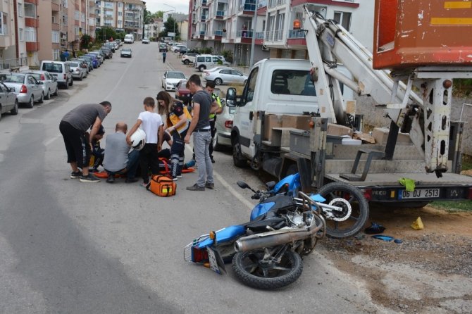 Sinop’ta motosiklet kazası: 1 yaralı