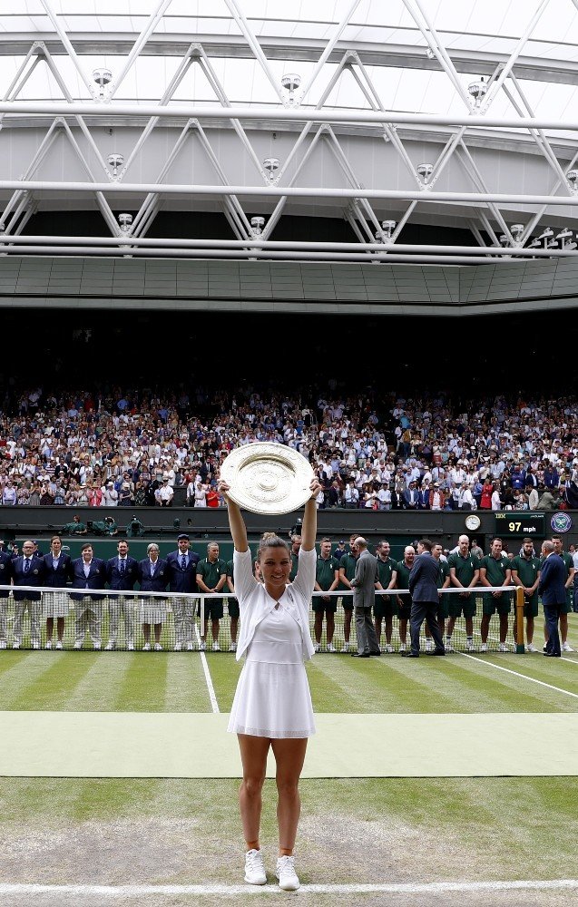 Wimbledon’da şampiyon Simona Halep