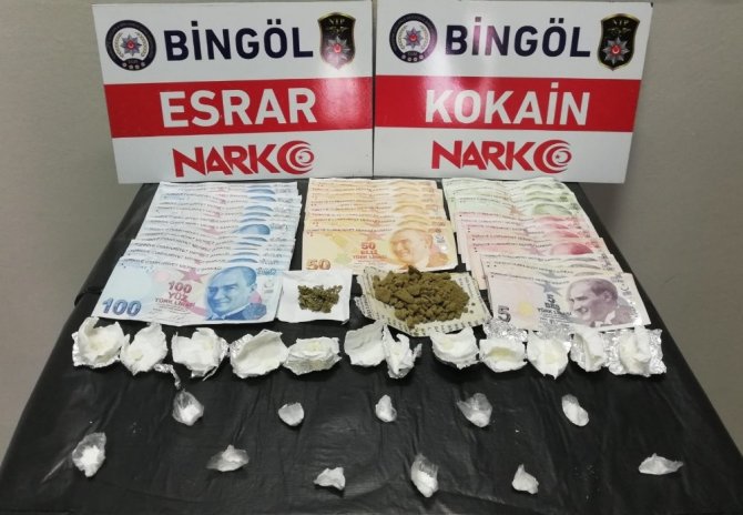 Bingöl’de uyuşturucu operasyonları: 3 tutuklama