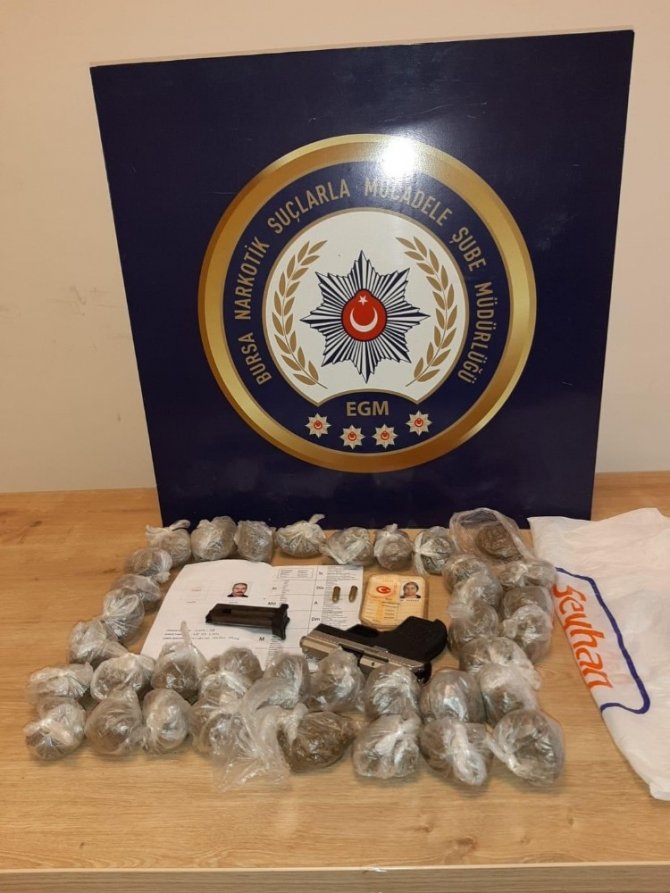 Bursa’da uyuşturucu operasyonunda 2 kişi tutuklandı