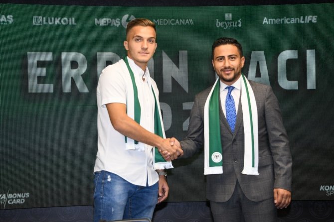 Konyaspor, Erdon Daci’nin sözleşmesini 3 yıl uzattı