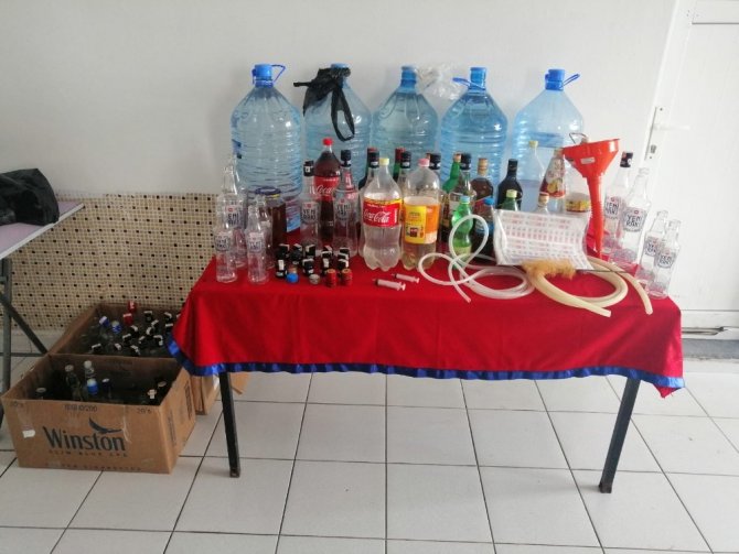 Fatsa’da kaçak içki üretimine baskın: 2 yabancıya gözaltı