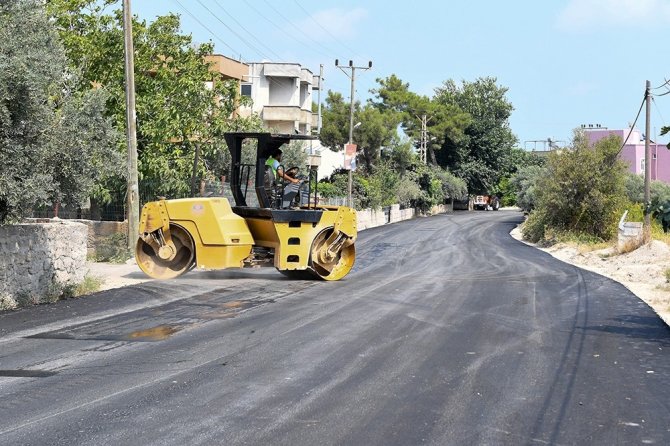 Büyükşehir Belediyesi’nin asfalt çalışmaları devam ediyor
