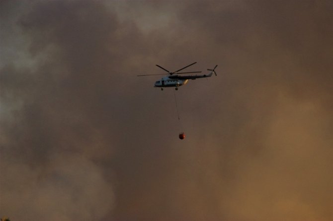 Eskişehir’deki orman yangınını söndürme çalışmaları sürüyor