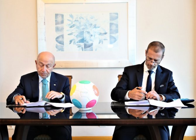 TFF ile UEFA Çocuk Vakfı, Suriyeli çocuklara yardım için iş birliği protokolü imzaladı