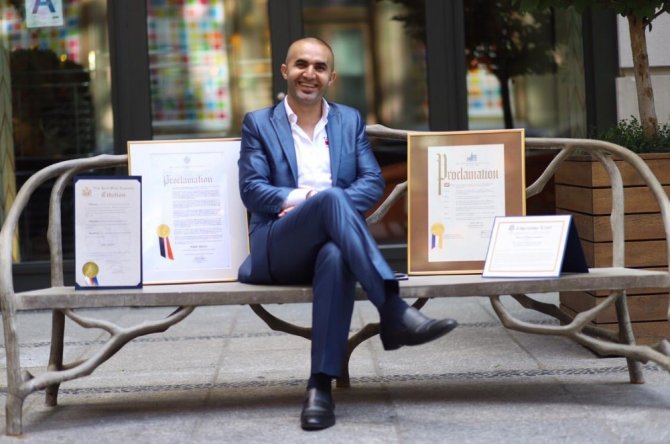 ABD’deki Türk pizzacıya ‘Yılın en başarılı insanı’ ödülü