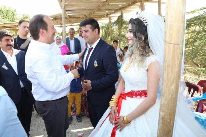 Şırnak Valisi Pehlivan şehit çocuğunun düğün törenine katıldı