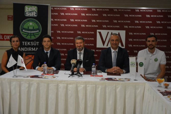 Teksüt Bandırma BK’nın sağlık sponsoru VM Medical Park Bursa oldu