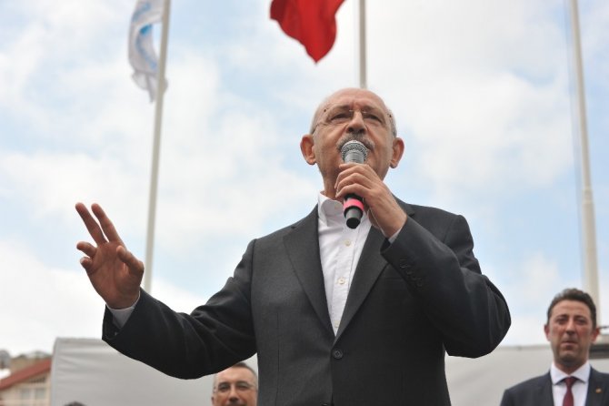 Kılıçdaroğlu Bandırma’da halka hitap etti