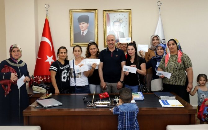 Akdeniz Belediyesi, TİSVA ile protokol imzaladı; 16 girişimci kadın 25 bin lira kredi aldı