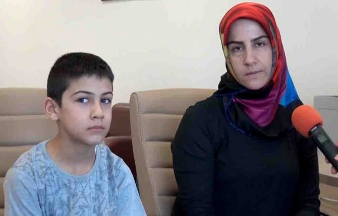 11 yaşındaki Süleyman ağrılarından Kayseri Şehir Hastanesi’nde kurtuldu