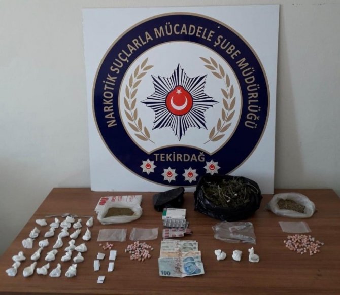 Tekirdağ’da uyuşturucu operasyonu: 17 kişi yakalandı