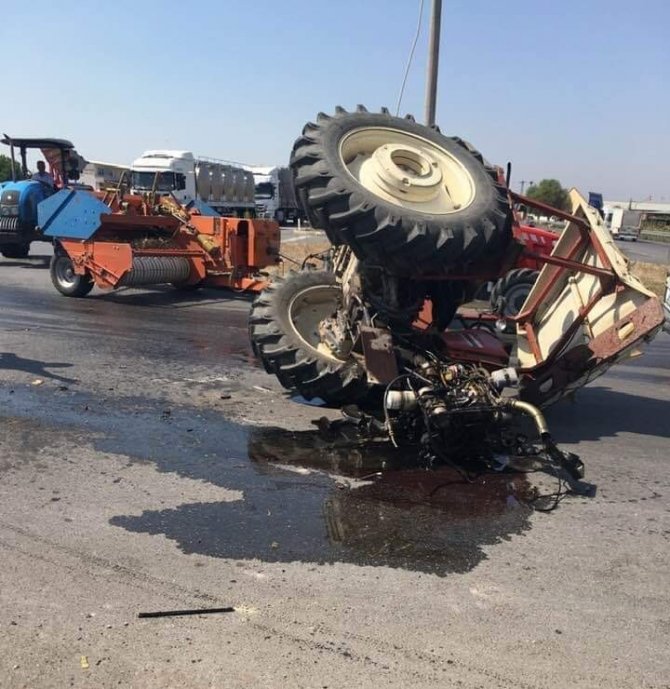 Traktör sürücüsü yaşam mücadelesini kaybetti