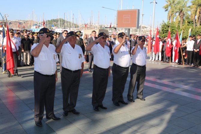 Bodrum’da Gaziler Günü törenle kutlandı