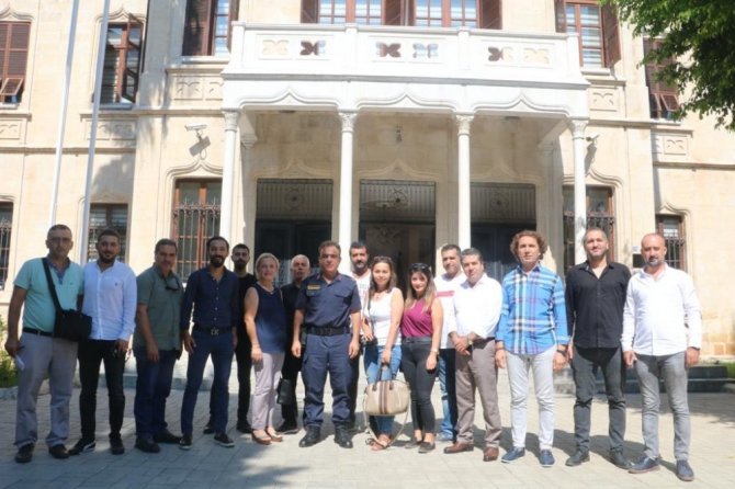 İl Jandarma Komutanı Çarıkcıoğlu, gazetecilerle bir araya geldi