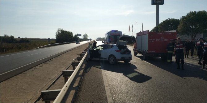 Bursa’da trafik kazası: 1 ölü 1 yaralı