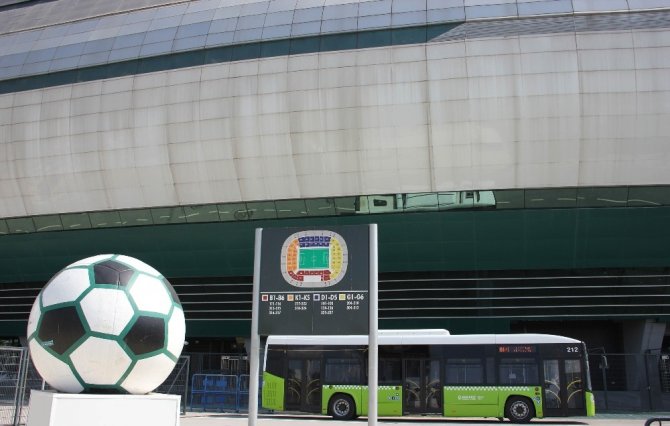 Kupa maçına özel otobüs hatları