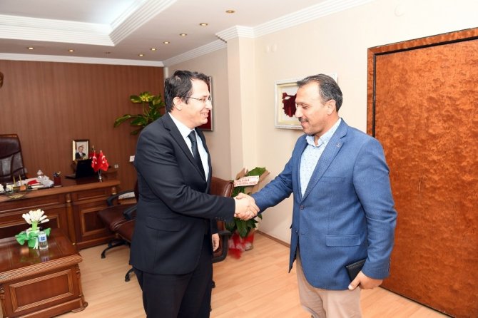 AK Parti İlçe Başkanı Kuncu’dan Kaymakam Çeçen’e ziyaret