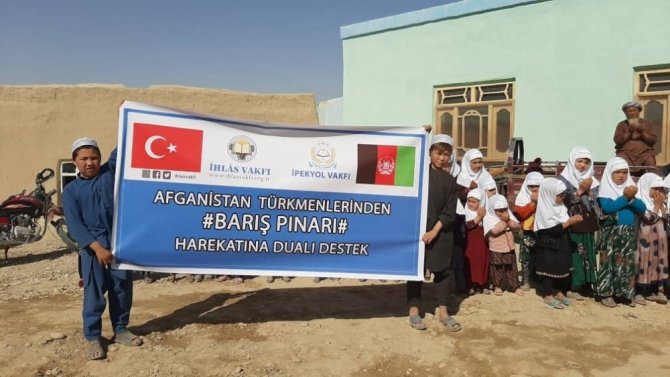 Afganistan Türkmenlerinden Barış Pınarı Harekâtına dua