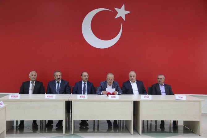 Nevşehir’de iş adamları ve STK’lar Barış Pınarı Harekatı’na destek verdi