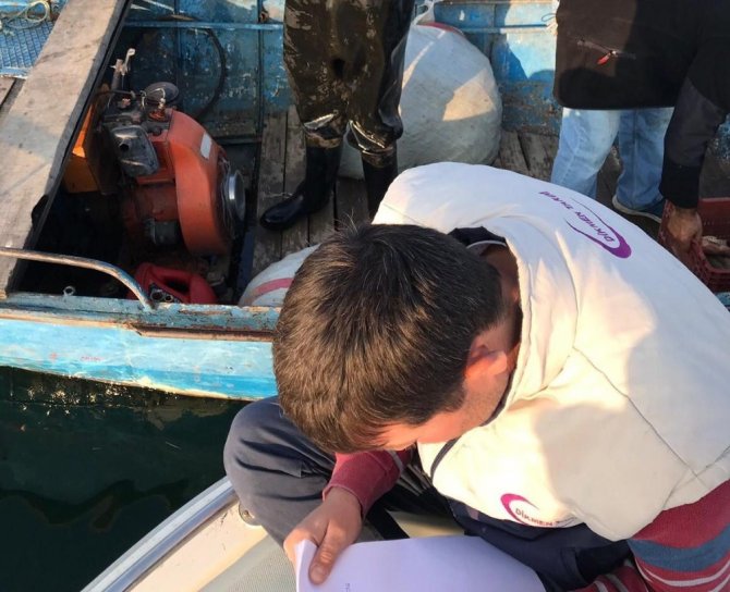 Eğirdir Gölü’nde kaçak sudak balığı avcılığına 3 bin 292 lira ceza