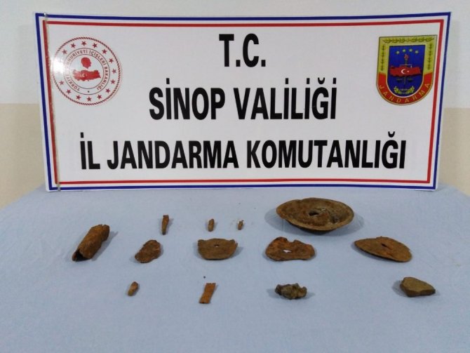Sinop’ta tarihi eser kaçakçığı zanlıları adliyede