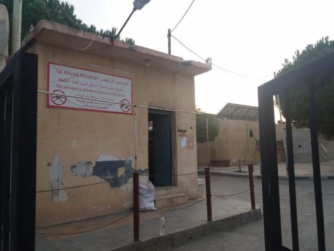 MSB: “PKK/YPG tarafından Tel Abyad Hastanesi’ndeki malzemelerin yakıldığı tespit edildi”