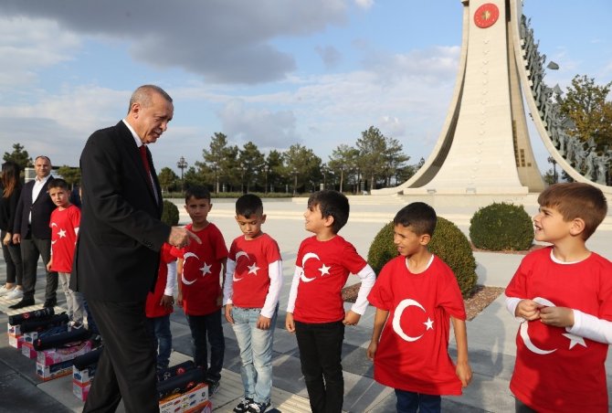 Cumhurbaşkanı Erdoğan, Samsunlu öğrencilerle bir araya geldi