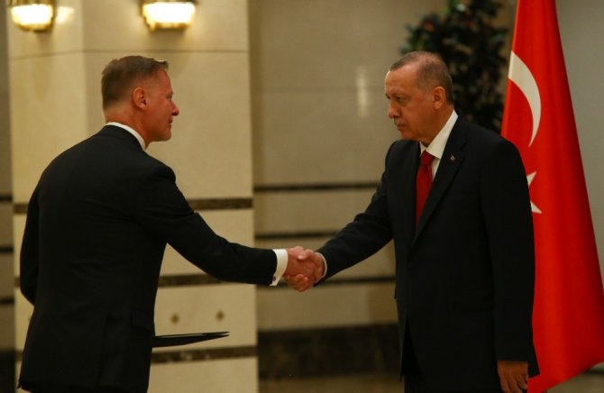 Cumhurbaşkanı Erdoğan, Finlandiya Büyükelçisini kabul etti