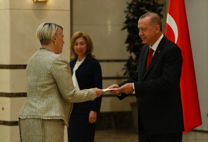Cumhurbaşkanı Erdoğan, İrlanda Büyükelçisini kabul etti