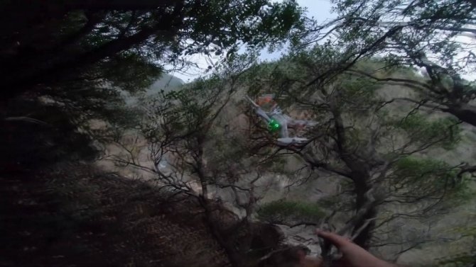 Uçurumda Drone kurtarma operasyonu