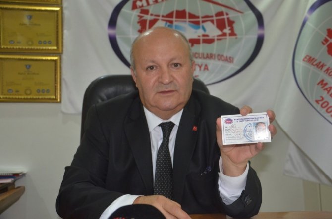 Oda Başkanı Ali Özgül, gayri menkul alacakları korsan emlakçılara karşı uyardı