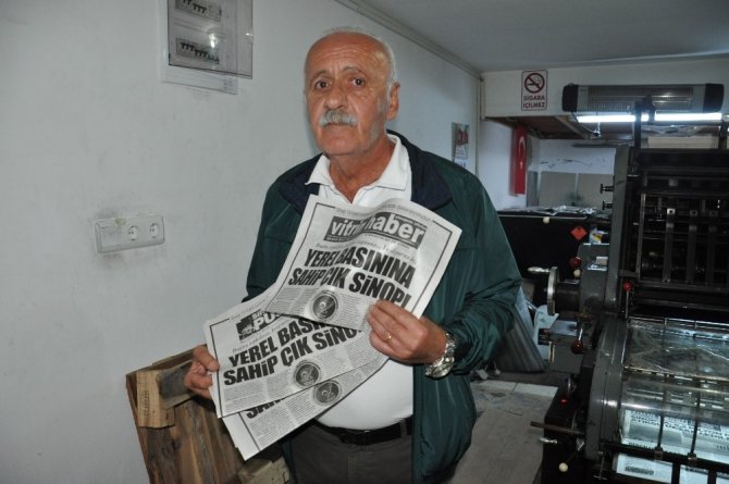 Sinop’ta yayın yapan 12 gazete aynı manşetle çıktı
