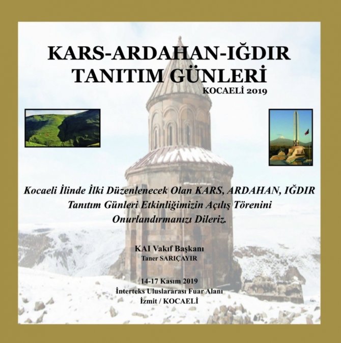 Kars-Ardahan-Iğdır Tanıtım Günleri’nin başlamasına kısa süre kaldı