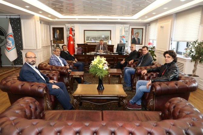 Harita Mühendislerinden Başkan Palancıoğlu’na ziyaret