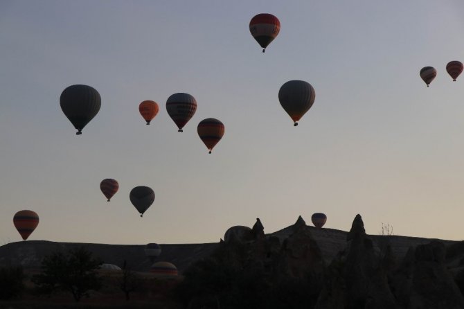 Kapadokya’da balon turları yine iptal edildi