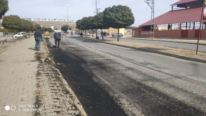 Erciş Belediyesinden asfalt çalışması