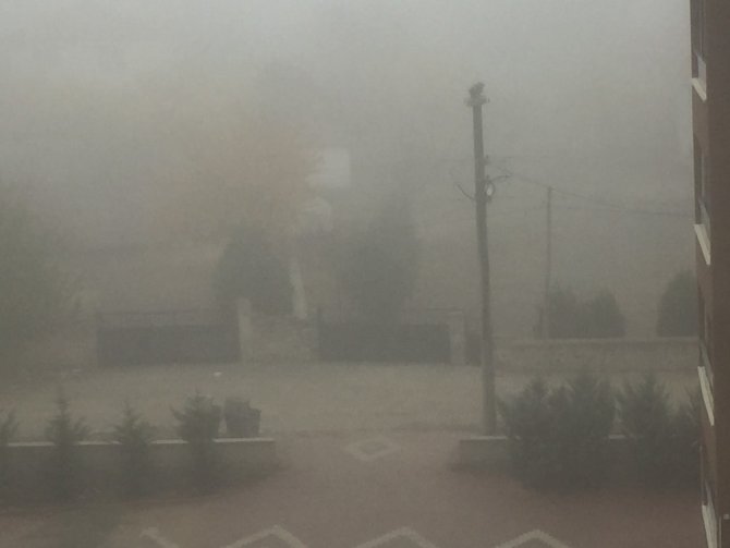Kulu’da yoğun sis etkili oldu