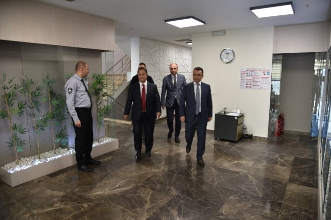 Başkan Ergün, Emniyet Müdürü Uslusoy’u ağırladı