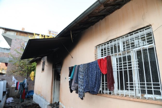 Malatya’da ev yangını: 1 ölü