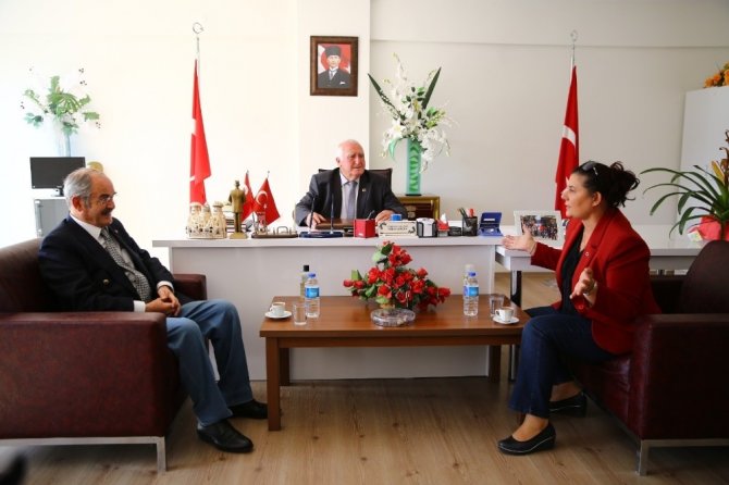 Başkan Çerçioğlu, Büyükerşen’le birlikte Çakırbeyli’yi ziyaret etti