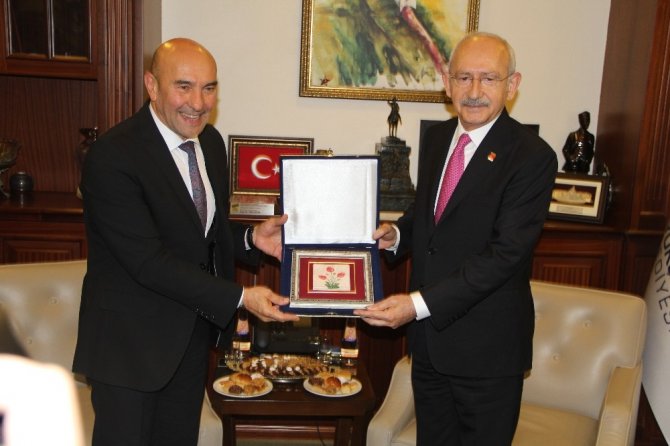 CHP Genel Başkanı Kılıçdaroğlu’ndan Başkan Soyer’e ziyaret