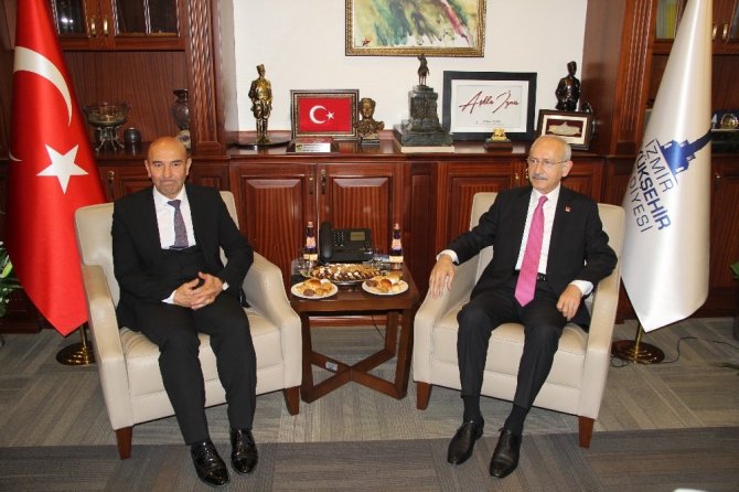 CHP Genel Başkanı Kılıçdaroğlu’ndan Başkan Soyer’e ziyaret